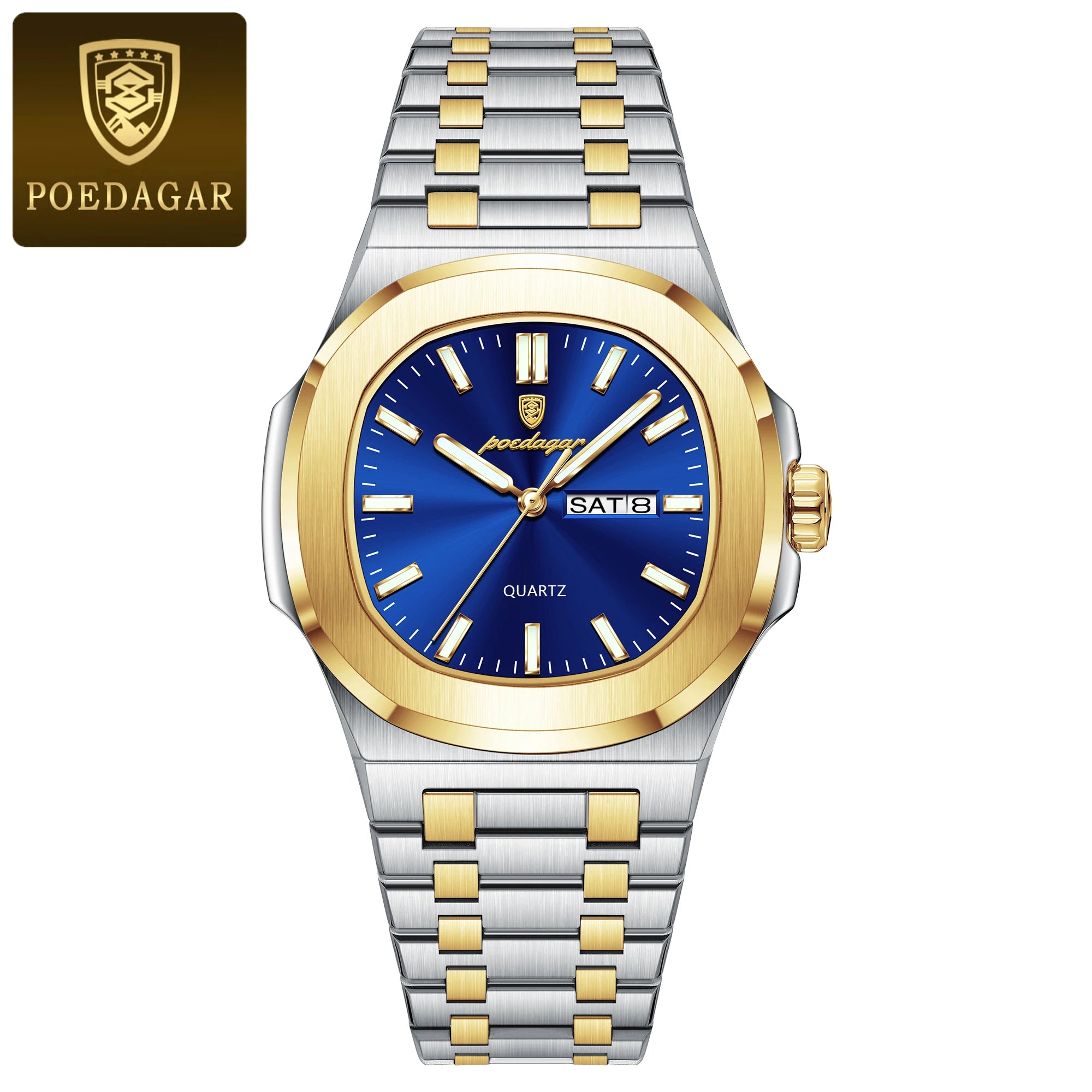 Iced Out Square Men's Watch