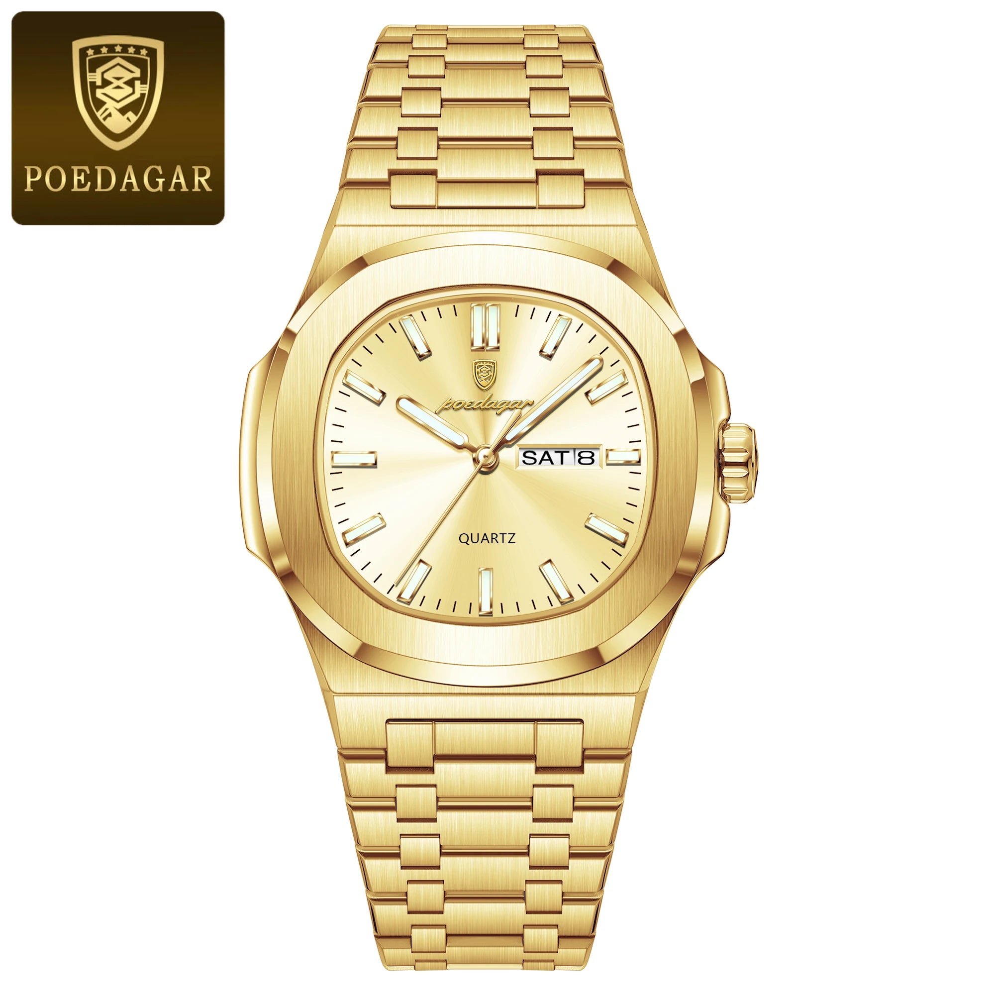 Iced Out Square Men's Watch