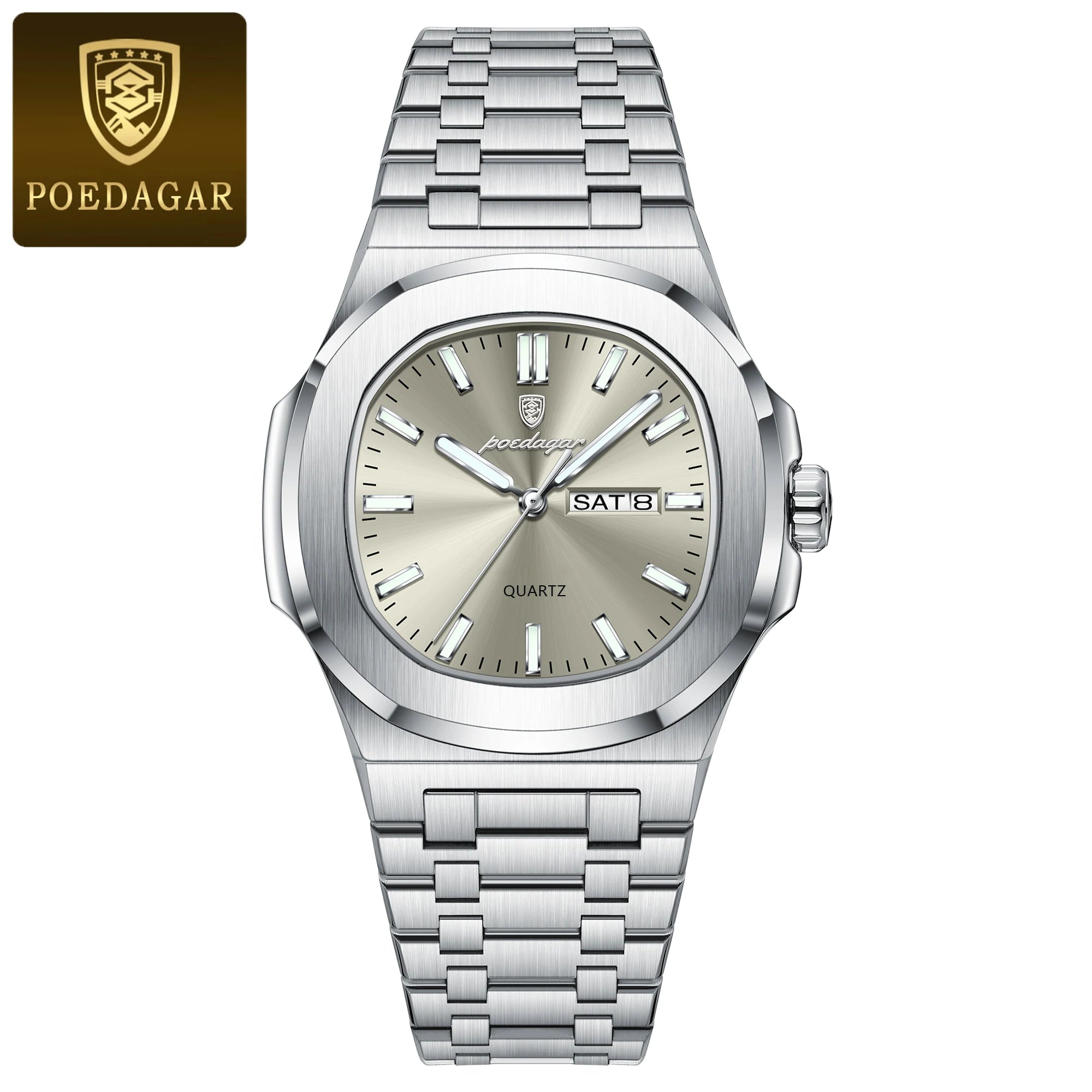 Iced Out Square Men's Watch