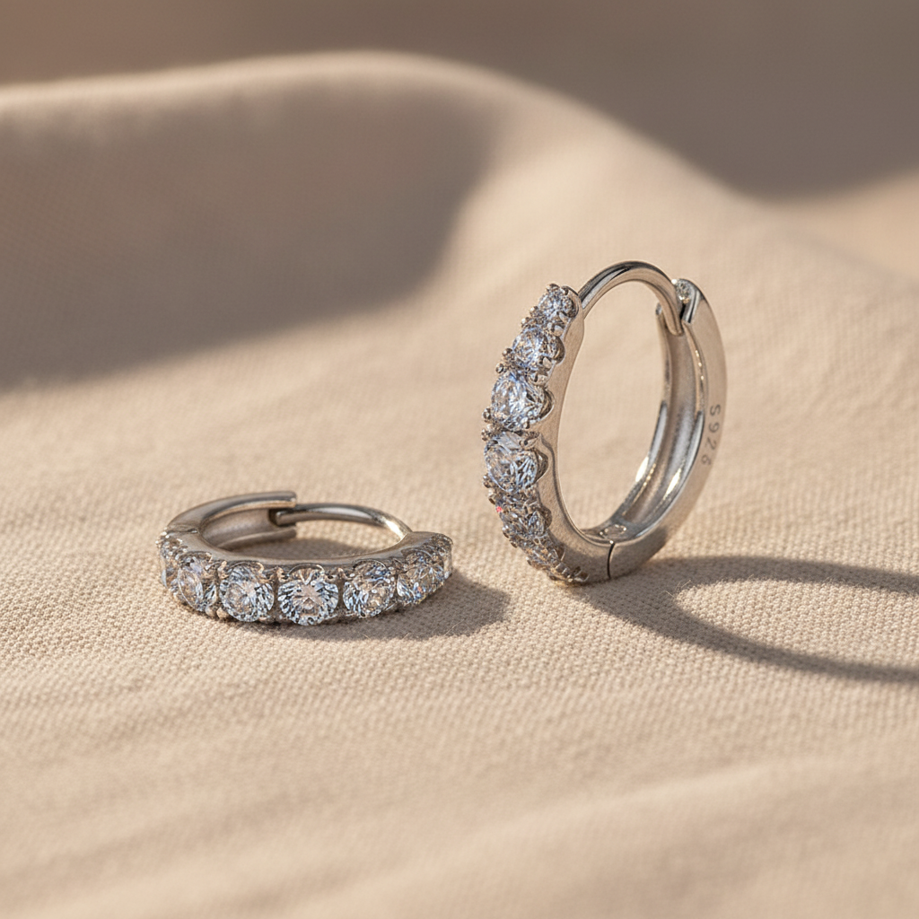 925 Sterling Silver Hoops