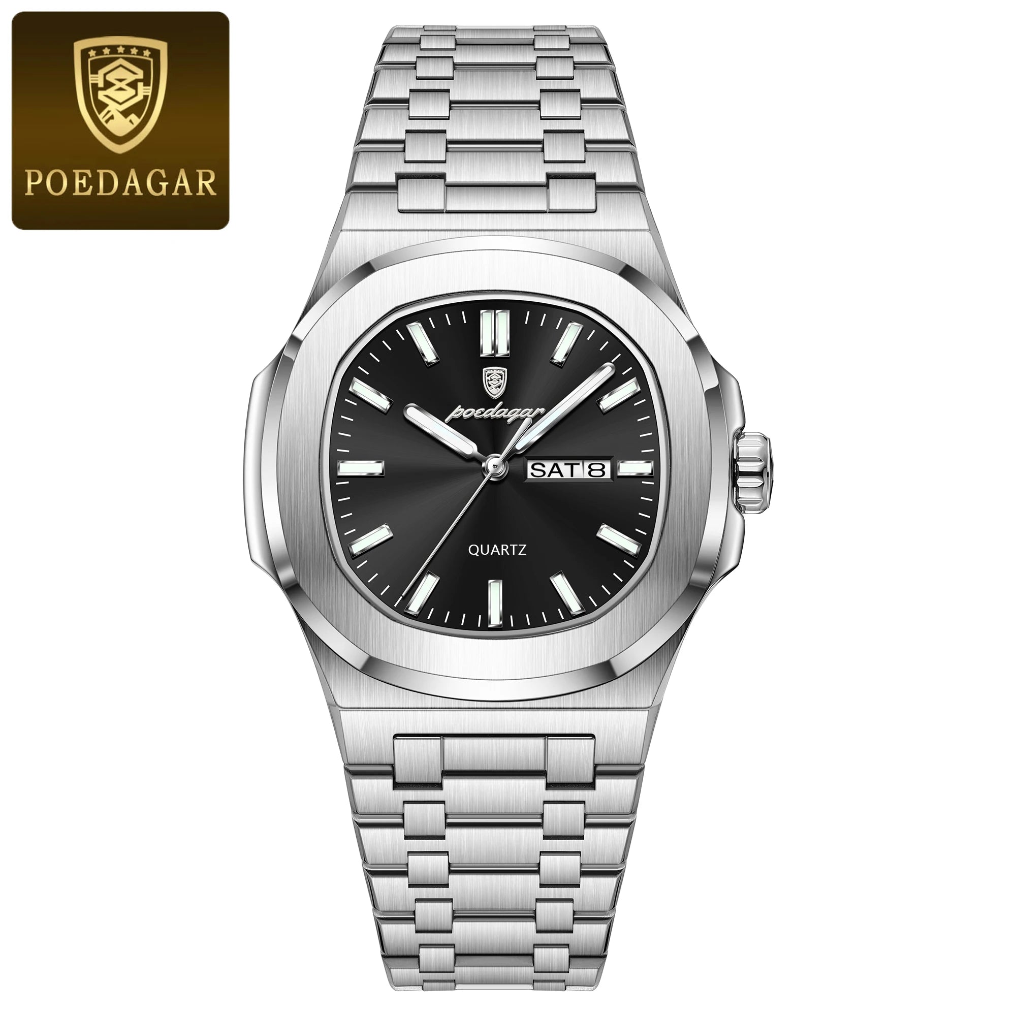 Iced Out Square Men's Watch