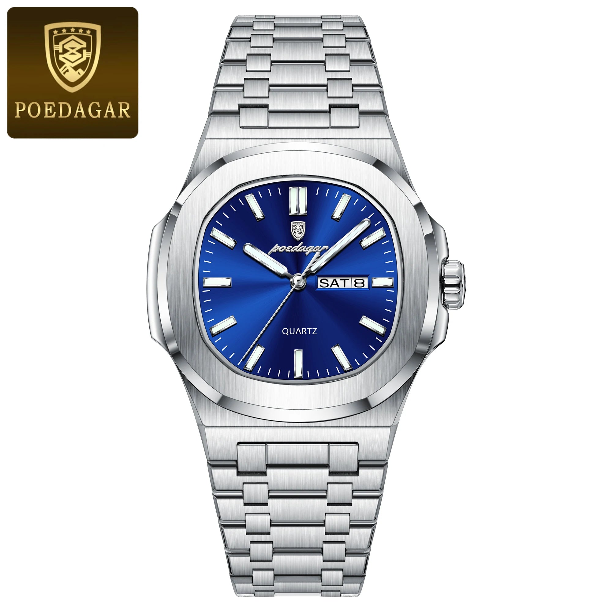 Iced Out Square Men's Watch