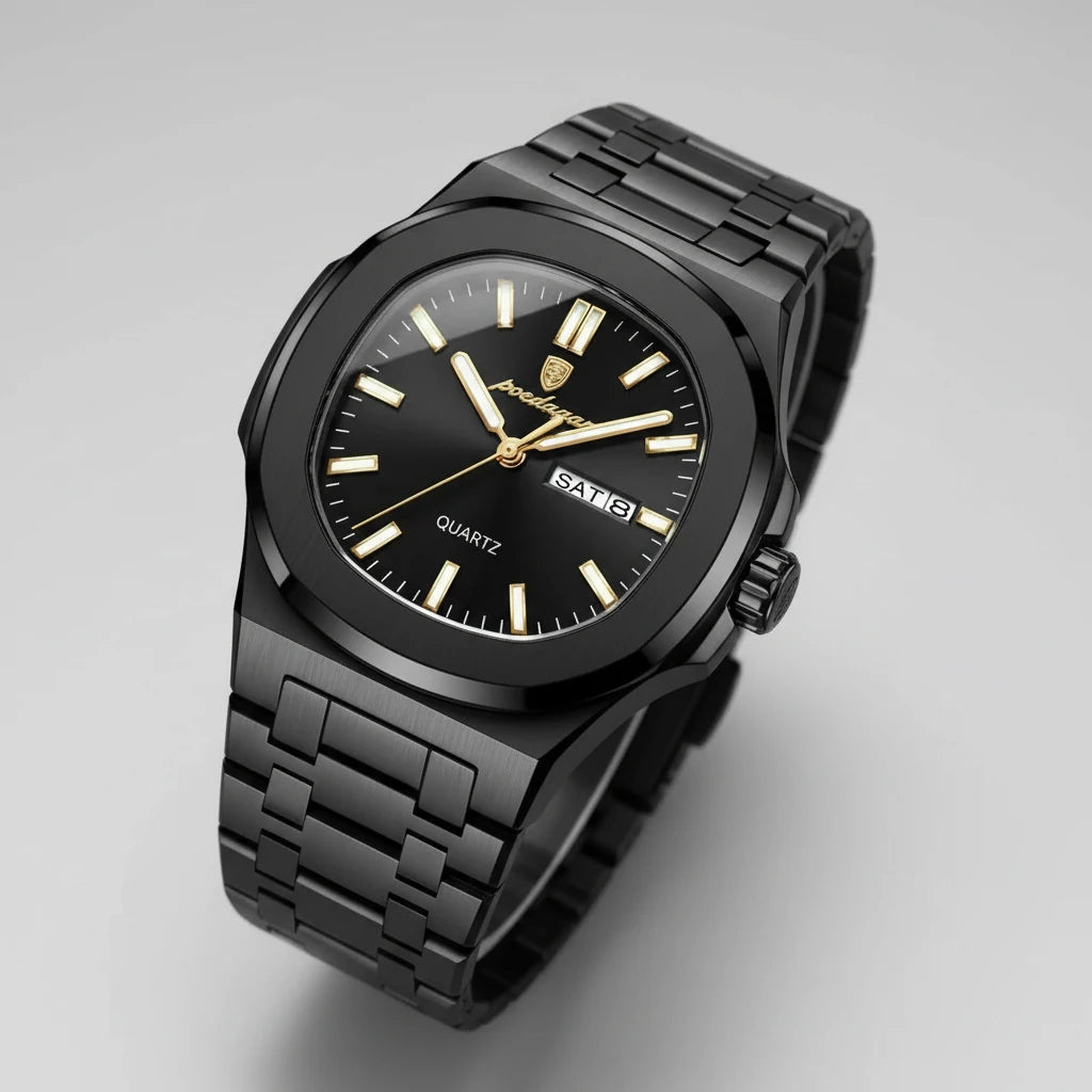 Iced Out Square Men's Watch