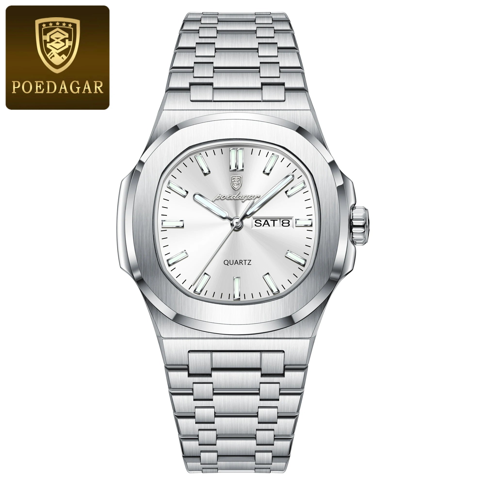 Iced Out Square Men's Watch