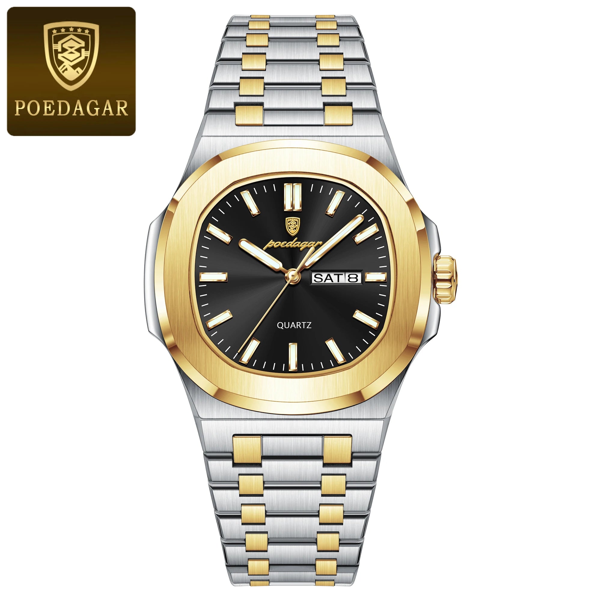 Iced Out Square Men's Watch