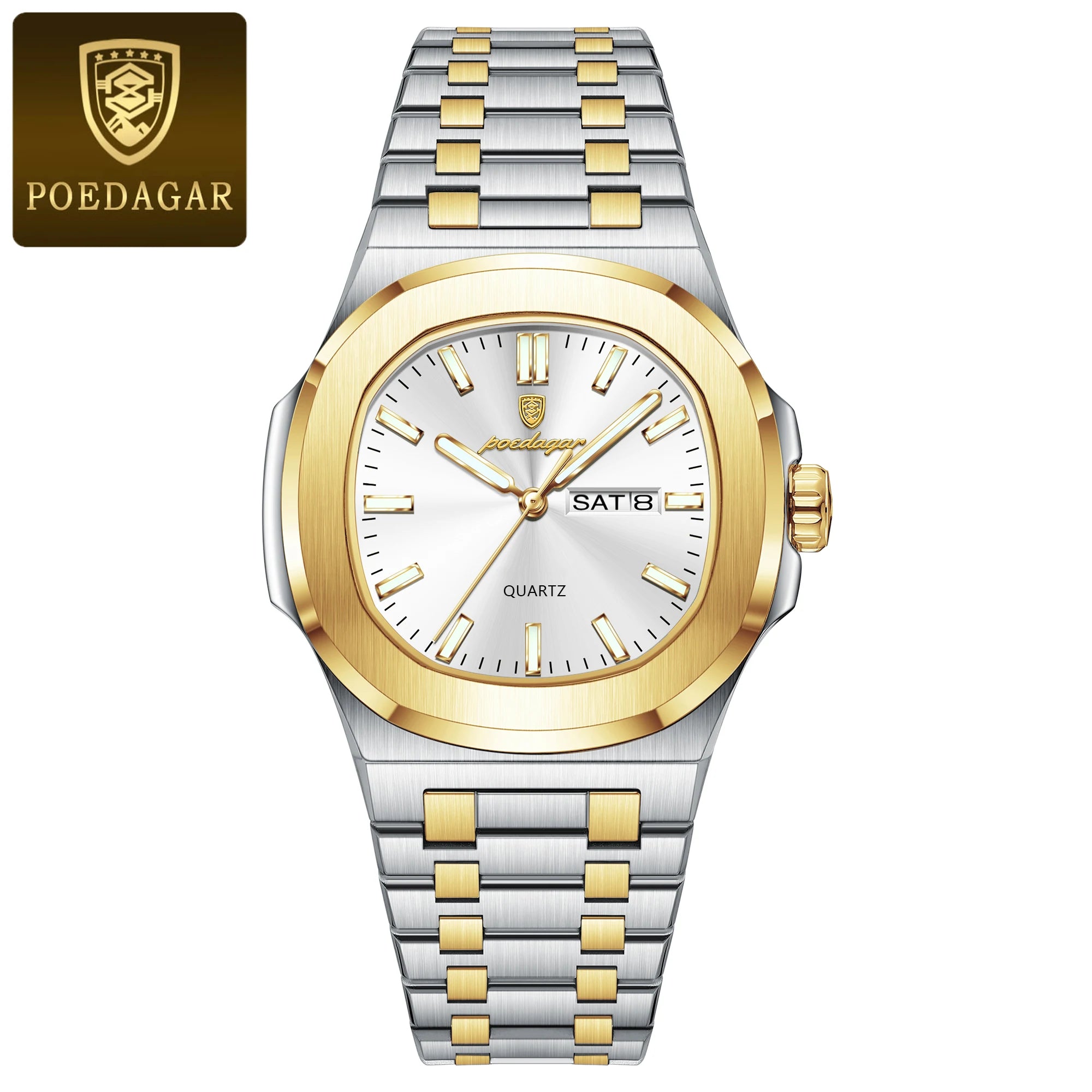 Iced Out Square Men's Watch